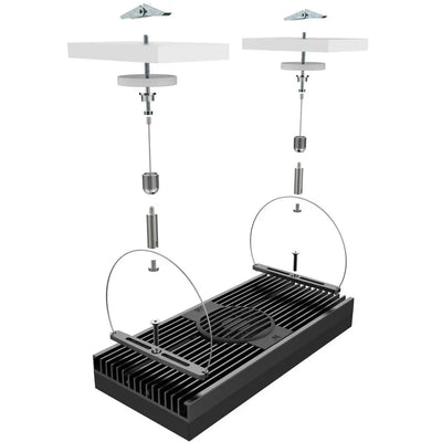 AI Single Module Hanging Kit Black AquaIllumination