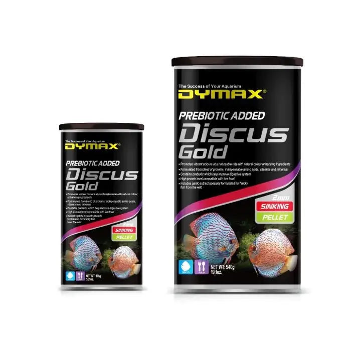 Dymax Discus Gold 2mm Pellets (5.99oz/170g) - Freshwater Fish Food