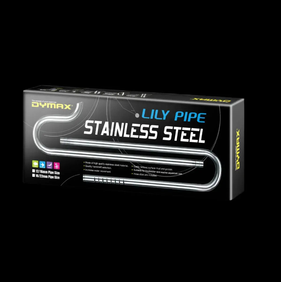 Dymax Stainless Steel Lily Pipe Set (16/22mm Dia.) Dymax