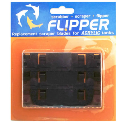 Flipper Standard Float ABS Plastic Replacement Blades for Acrylic Aquariums 3Pk Flipper