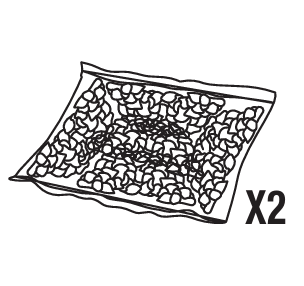 Sicce Mega Filtra Replacement Hypercarbo Fast 2 units