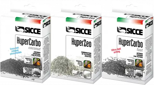 Sicce HyperCarbo High Flow Pelleted Activated Carbon - 3x100g Sicce