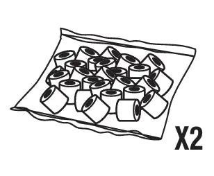 Sicce Mega Filtra Replacement Bioker 2 units Sicce