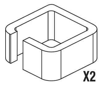 Sicce Mega Filtra Replacement Lateral Blue Sponges (2 units) Sicce