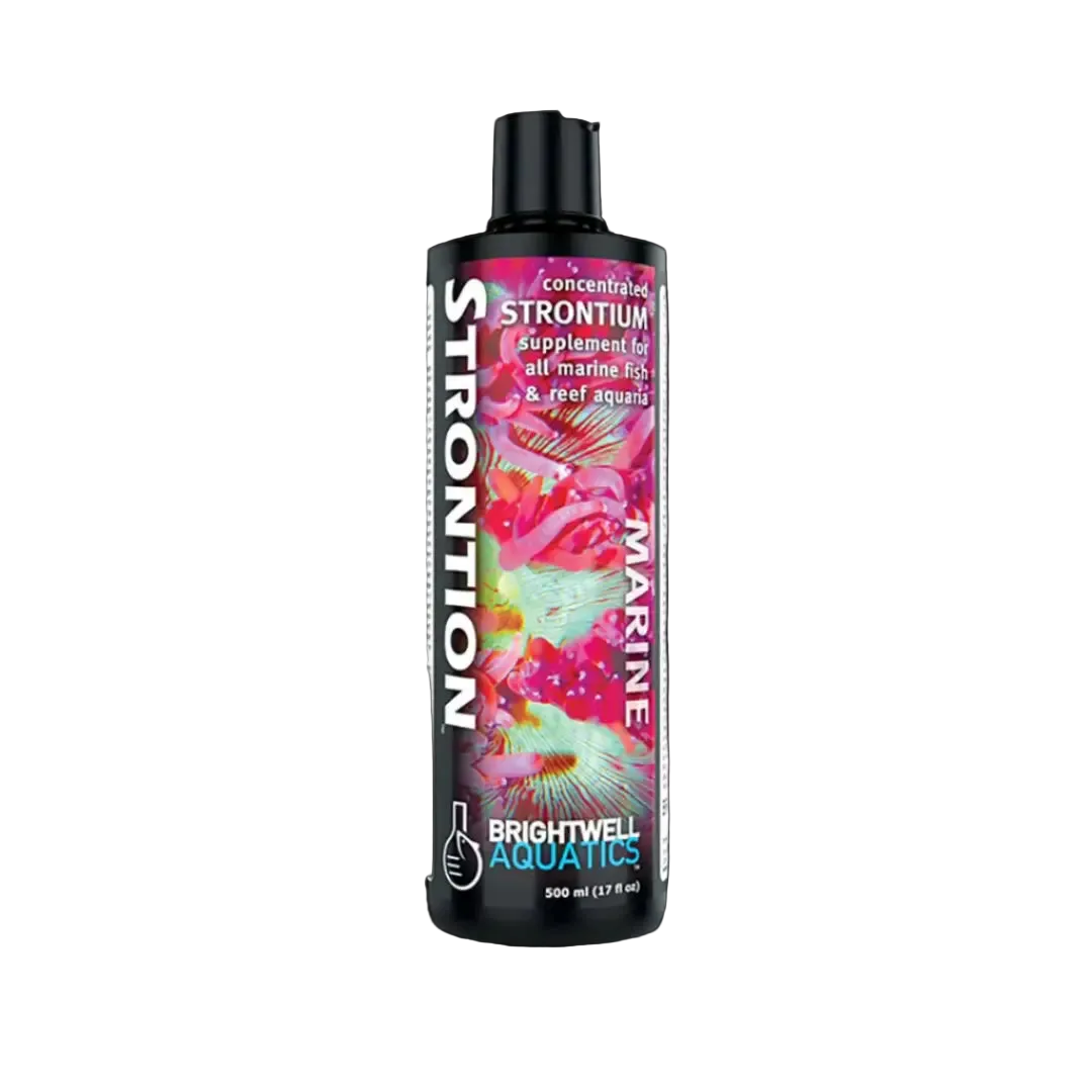 Brightwell Aquatics - Strontion - Liquid Strontium Supplement for Reef Aquaria 500ml - Disc Brightwell Aquatics