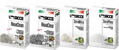Sicce Zerophos and Zeronitra nutrient-removing resins