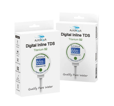 AutoAqua Digital Inline TDS - Titanium S2 Auto Aqua