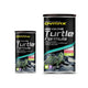 Two cans of Dymax High Calcium Turtle Formula on a white background