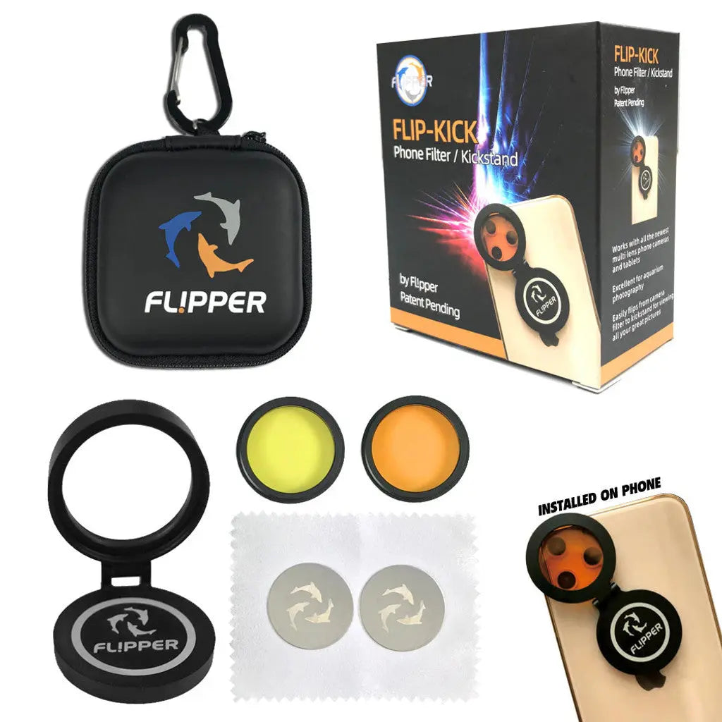 Flipper Flip-Kick Smartphone Aquarium Photography Filter Kit Flipper