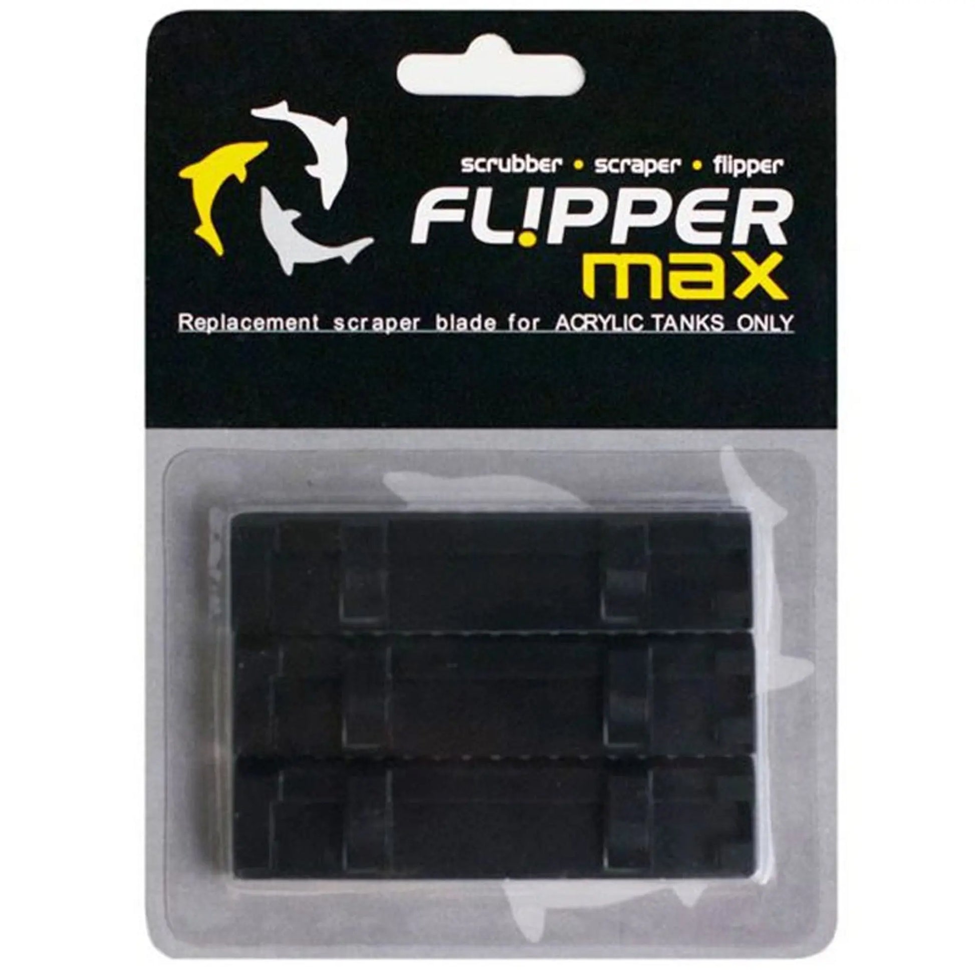 Flipper Max Float ABS Plastic Replacement Blades for Acrylic Aquariums 5Pk Flipper