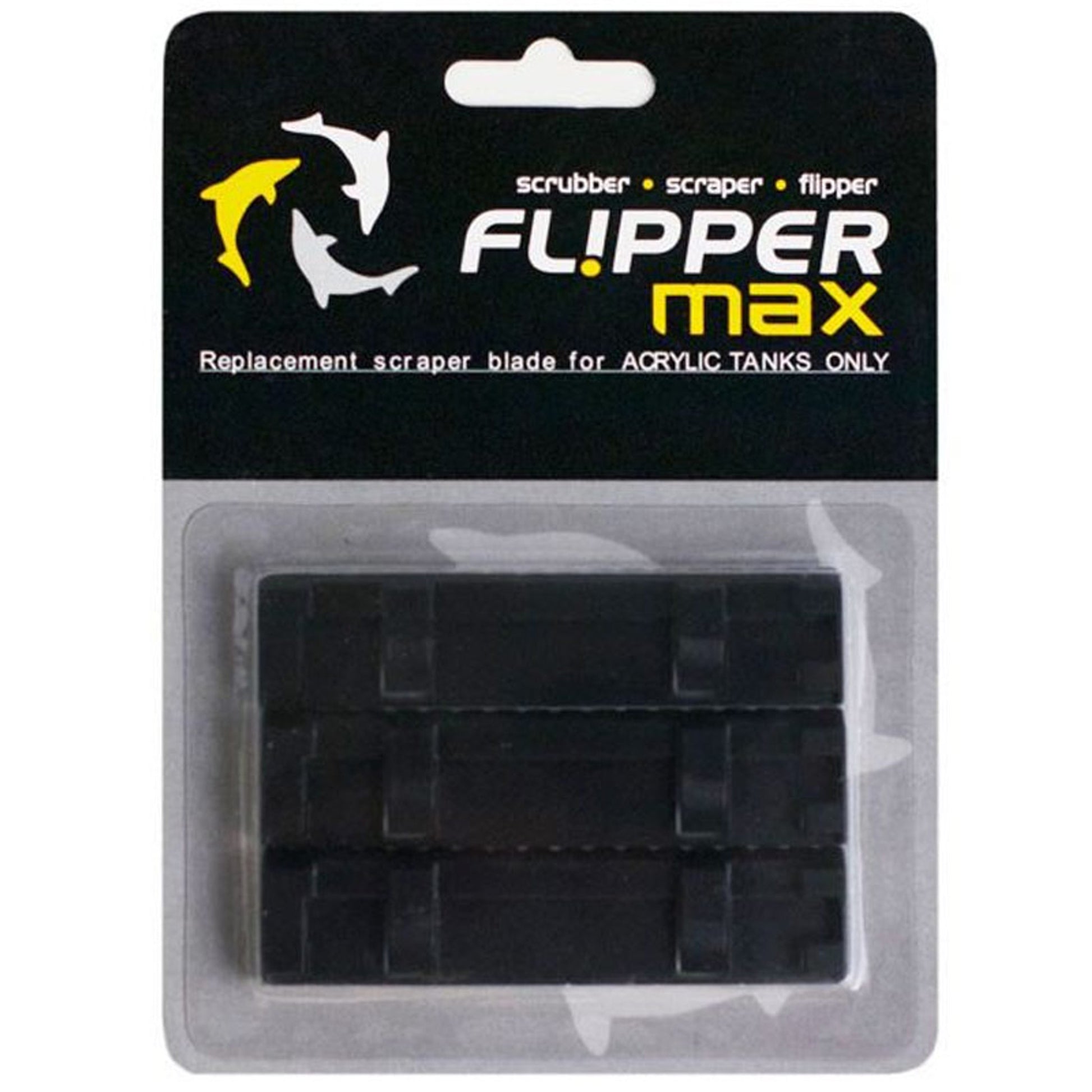Flipper Max Float ABS Plastic Replacement Blades for Acrylic Aquariums 5Pk Flipper