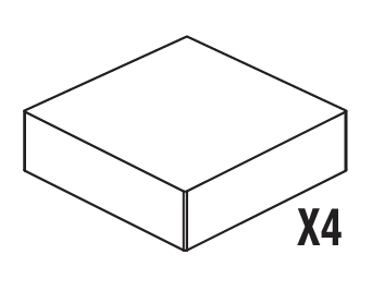 Sicce Mega Filtra Replacement Biofoam Sponges (4units)