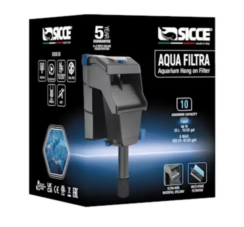 Sicce HANG ON AQUA FILTRA 10 110-120V/60Hz 7.55ft 2P US Sicce