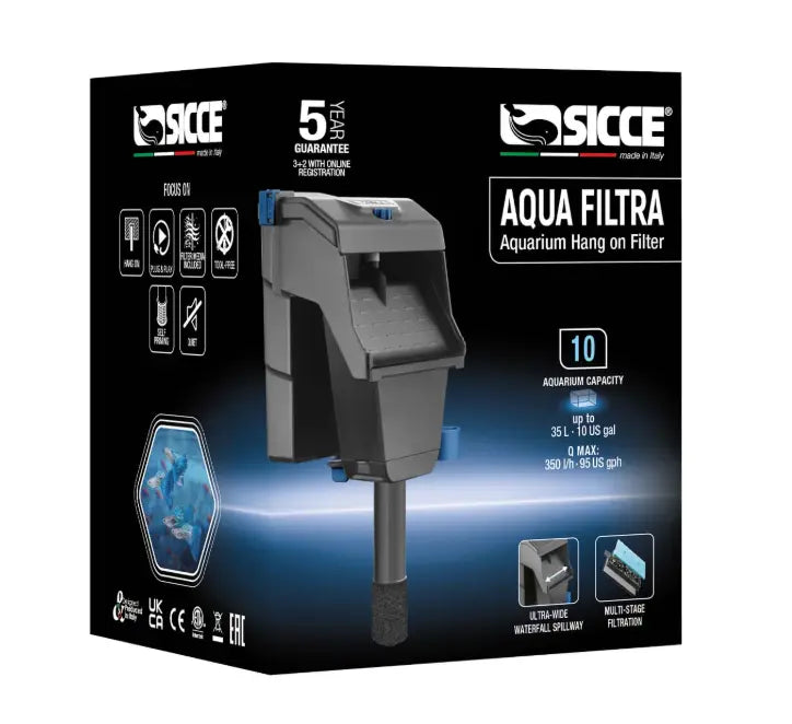 Sicce HANG ON AQUA FILTRA 20 110-120V/60Hz 7.55ft 2P US Sicce
