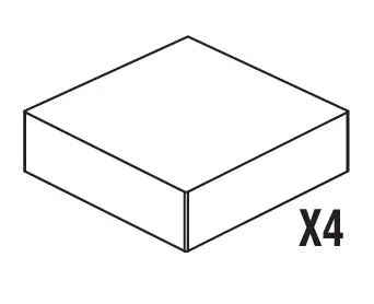 Sicce Mega Filtra Replacement Biofoam Sponges (4units) Sicce