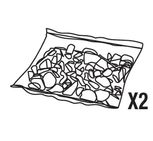 Sicce Mega Filtra Replacement HyperZeo 2 units Sicce