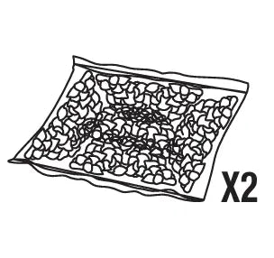 Sicce Mega Filtra Replacement Hypercarbo Fast 2 units Sicce