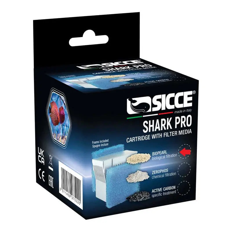 Sicce SHARK PRO Hyperbio Pearl Cartridge with Sponge 20ppi Sicce