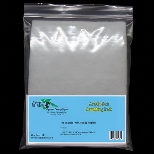 Algae Free Acrylic Cut to Fit Pads - 3 Pack of 8.5" x 11" Pads