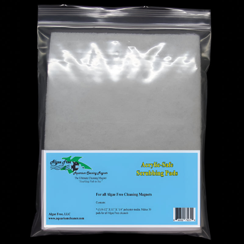Algae Free Acrylic Cut to Fit Pads - 3 Pack of 8.5" x 11" Pads