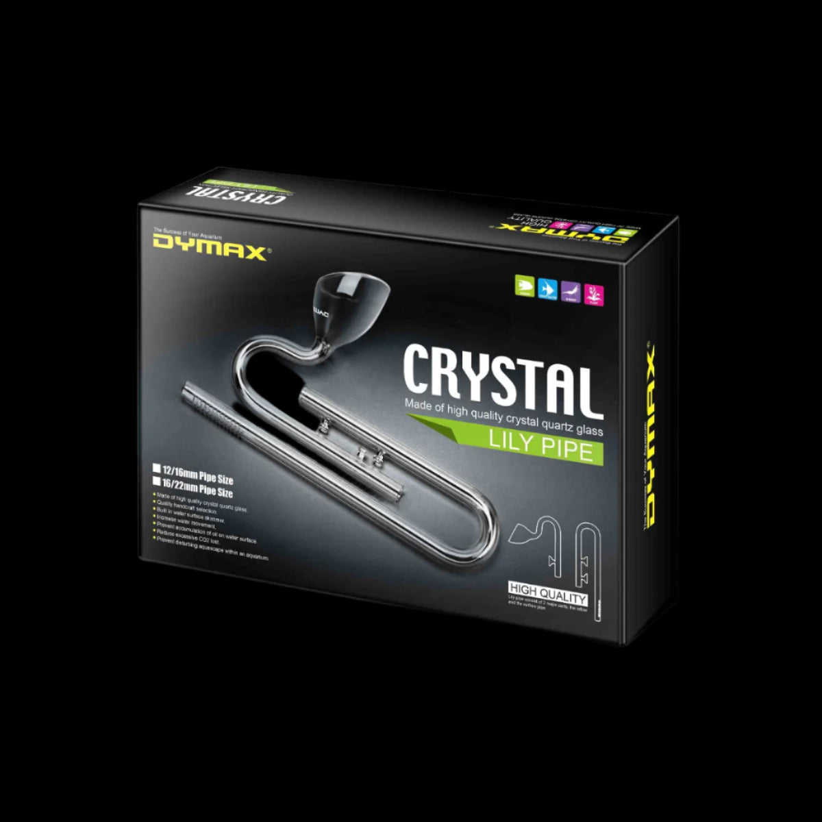 Dymax Crystal Lily Pipe Set (16/22mm Dia.)