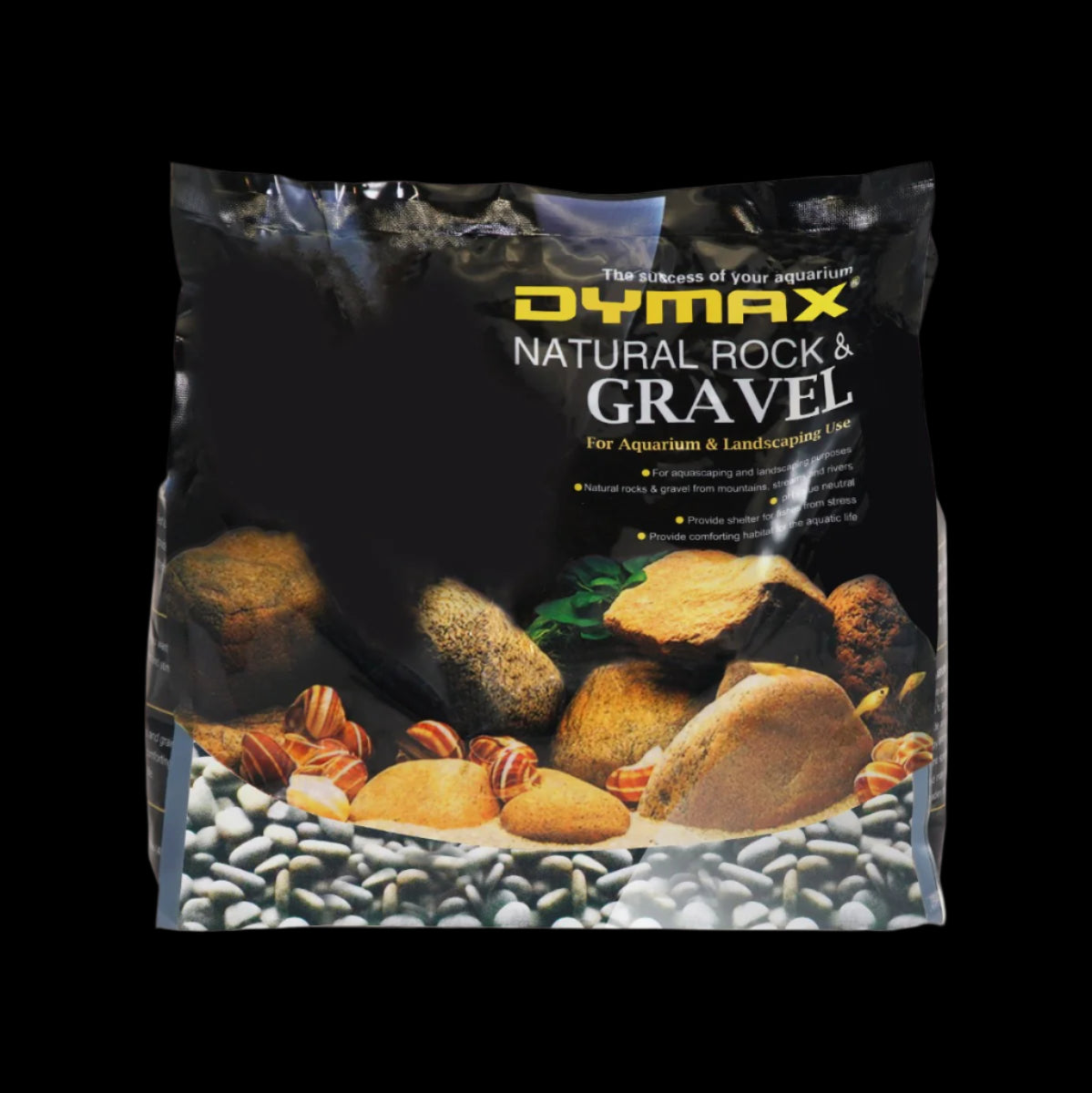 Dymax Natural Black Gravel, 4kg