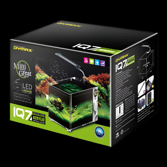 Dymax IQ7 Mini Acrylic Aquarium - Palm Green