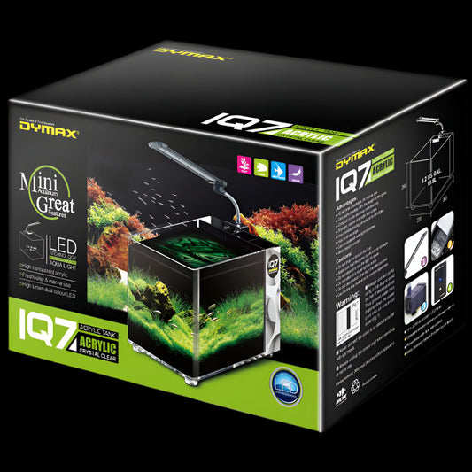 Dymax IQ7 Mini Acrylic Aquarium - Ocean Blue